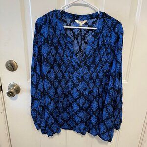 Terra & Sky - Long Sleeve Blouse - 2X